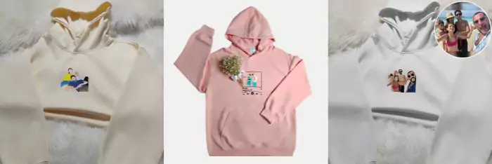 embroidery on sweatshirt