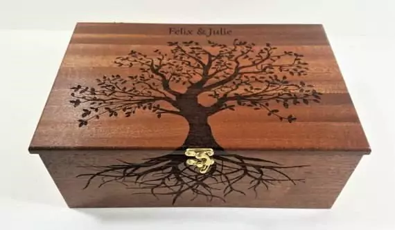 Engraved Keepsake Box