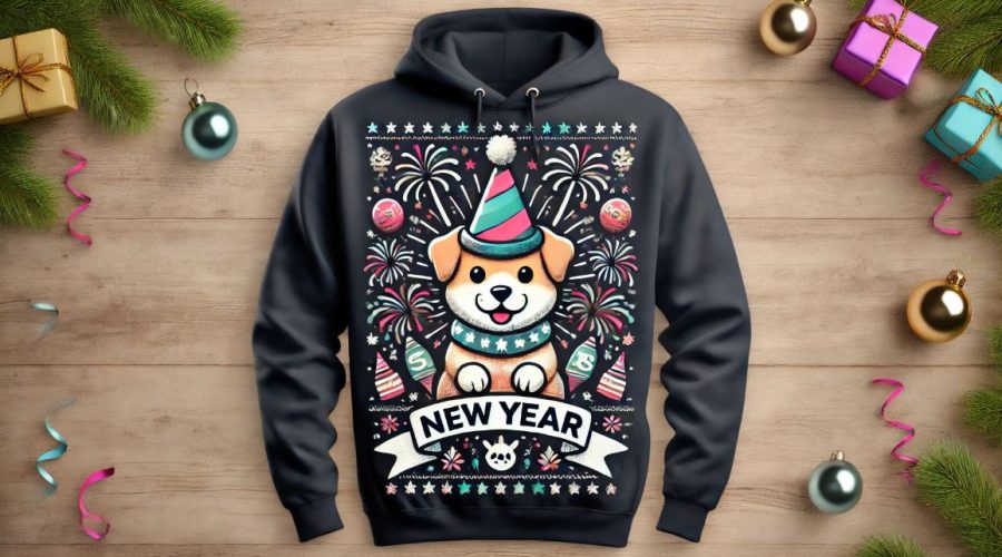 Custom Pet Hoodies Perfect New Year Gift for Pet Parents